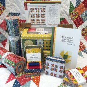 Moda Frivols #8 Quilt Kit Featuring Bread N' Butter